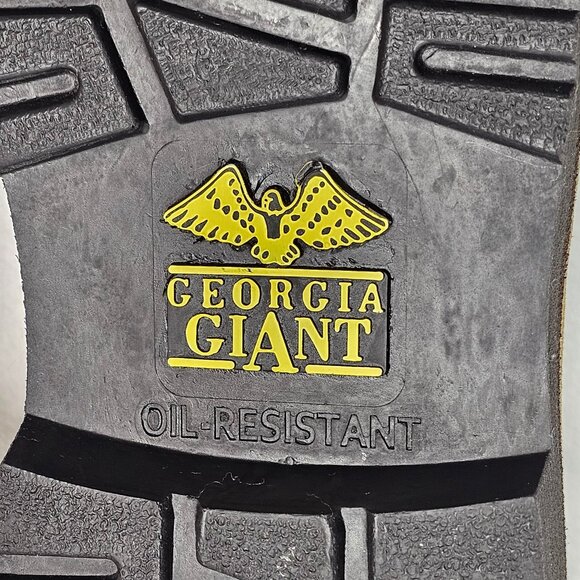 Georgia Giant Boots Twin Gore Shaker Leather Shoes GB00142 Brown Women's Size 6m - Picture 10 of 11